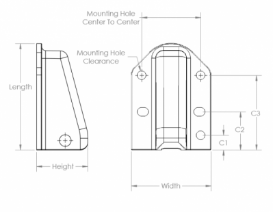 Mounting hole diagram